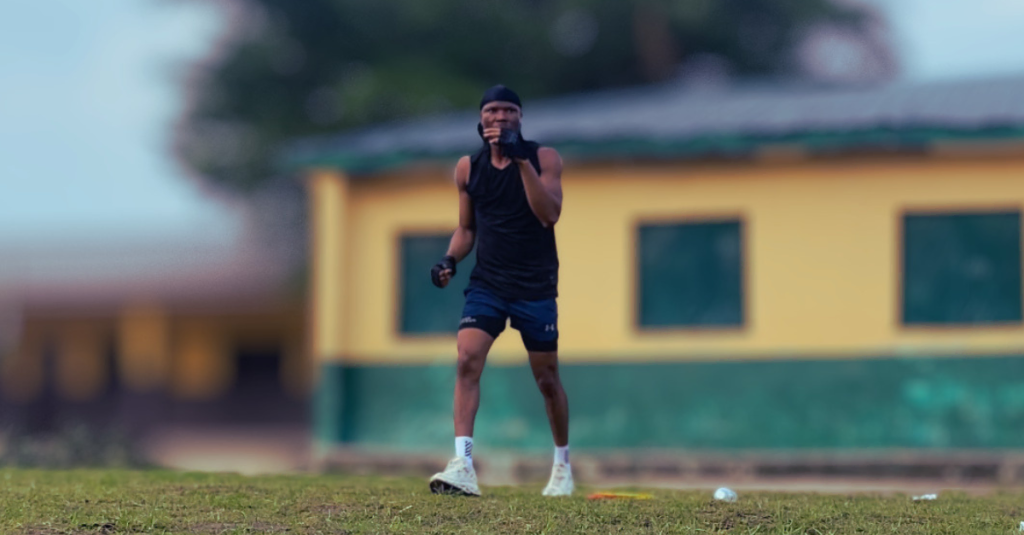 Anthony preparing to start a workout session as part of his journey on how to start a fitness journey after 30.