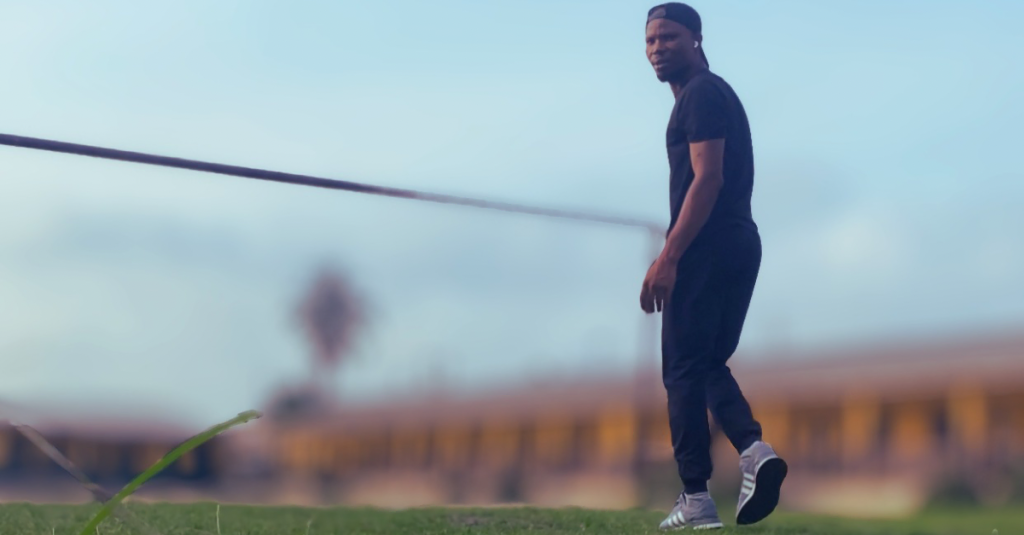 Anthony preparing to take a rest after exercising, demonstrating that Are Home Workouts Effective After 30 depends on balancing training with proper recovery.