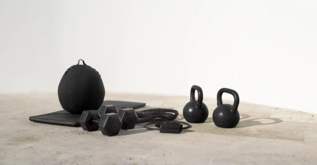 Strength training equipment for a home or gym workout
